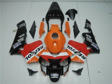 Arancia Rosso Nero Repsol Carene CBR 600 RR 03-04