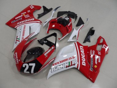 Bandiera 27 Carene Ducati 848 1098 1198 07-14