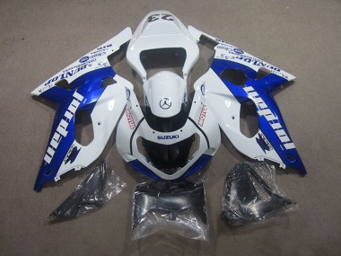 Bianco Blu Motul Carene GSXR 750 K1 K2 K3 01-03