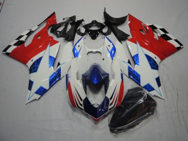 Bianco Blu Rosso Carene Ducati 1199 11-14