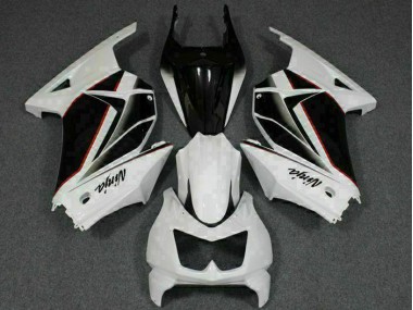 Bianco Nero Ninja Kits Carene & Plastica EX250 08-12