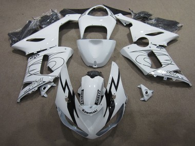 Bianco Ninja 636 Carene ZX6R 05-06