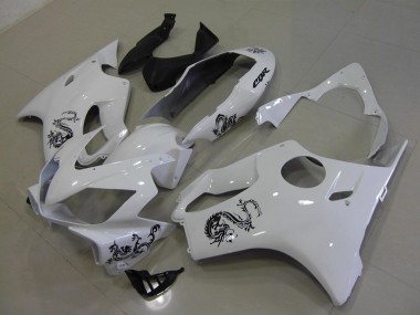 Bianco con Nero Dragon Carene CBR 600 F4i 04-07