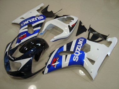 Blu Bianco Kit Carene GSXR 750 K1 K2 K3 01-03