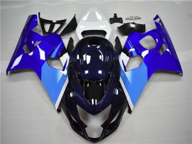 Blu Bianco Kit Completo Carenatura ABS GSXR 600 / 750 K4 04-05