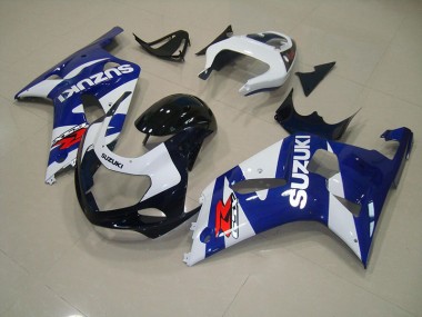 Blu Bianco Kits Carenatura Completo ABS GSXR 750 K1 K2 K3 01-03