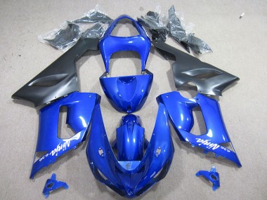 Blu Bianco Ninja 636 Carene ZX6R 05-06