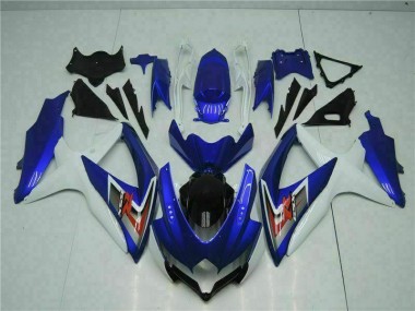 Blu Bianco Plastica GSXR 600 / 750 K8 08-10