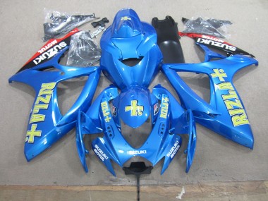 Blu Giallo Rizla Plastica GSXR 750 K6 06-07