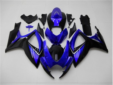 Blu Nero Kits Carenatura Completa GSXR 600 / 750 K6 06-07