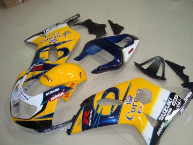 Giallo Blu Corona Extra Motul Carene GSXR 750 K1 K2 K3 01-03