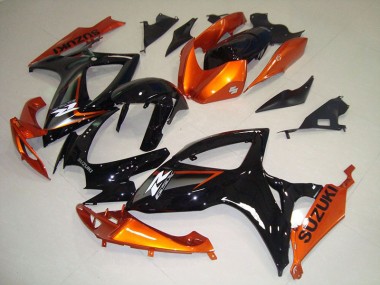 Nero Arancia Kit Completo Carenatura ABS GSXR 750 K6 06-07