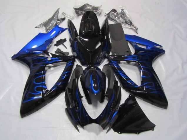 Nero Blu Fiamma Carene GSXR 750 K6 06-07