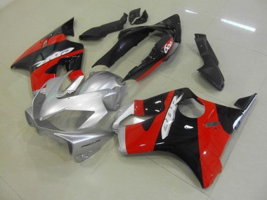 Nero Rosso Argento Kits Carenatura Completa CBR 600 F4i 04-07