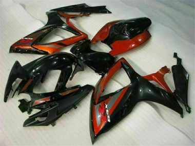 Nero Rosso Kits Carene GSXR 600 / 750 K6 06-07