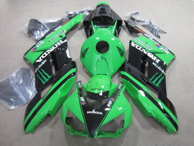 Nero Verde Monster Kit Carenatura Completo ABS CBR 1000 RR 04-05