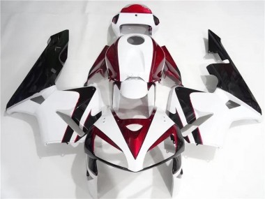 Rosso Bianco Nero Kits Carene Completa CBR 600 RR 05-06