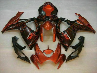 Rosso Kit Carena & Plastica GSXR 600 / 750 K6 06-07