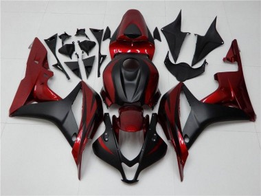 Rosso Nero ABS Kits Carene CBR 600 RR 07-08