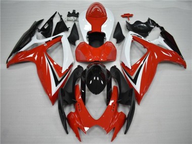 Rosso Nero Carene & Plastica GSXR 600 / 750 K6 06-07