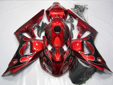 Rosso Nero Fiamma ABS Kits Carene CBR 1000 RR 06-07