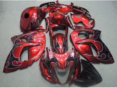 Rosso Nero Fiamma Carene GSXR 1300 Hayabusa 08-19