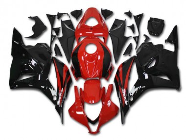 Rosso Nero Kit Carenatura Completo ABS CBR 600 RR 09-12