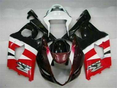 Rosso Nero Kits Carenatura Completo ABS GSXR 1000 K3 03-04