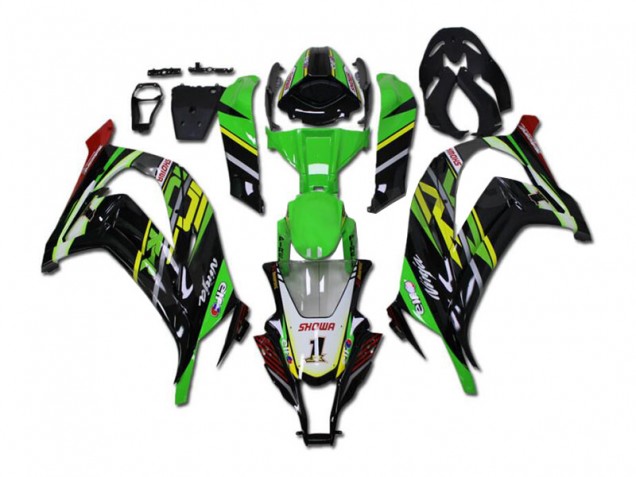 Verde Nero ABS Kits Carenatura ZX10R 11-15